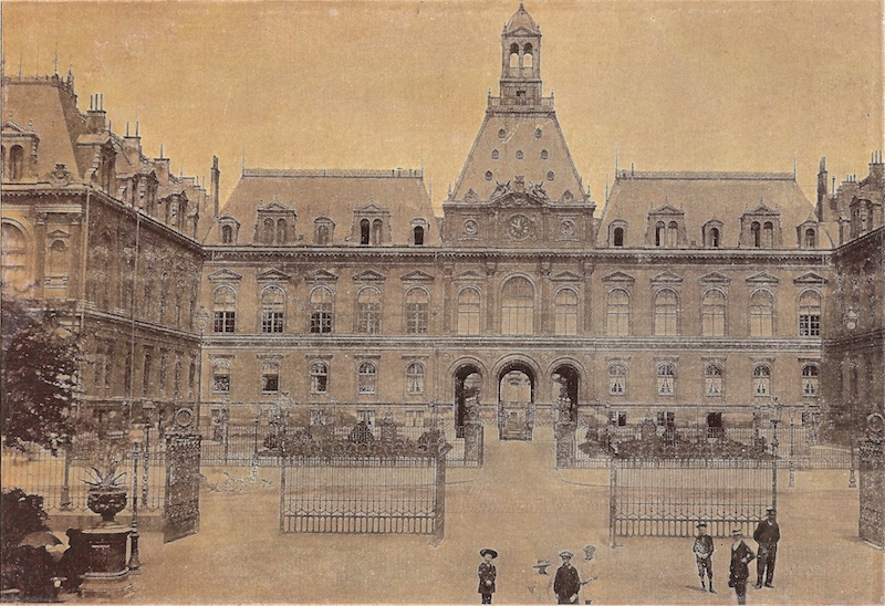 Ancien hôtel de ville du Havre, carte postale ancienne