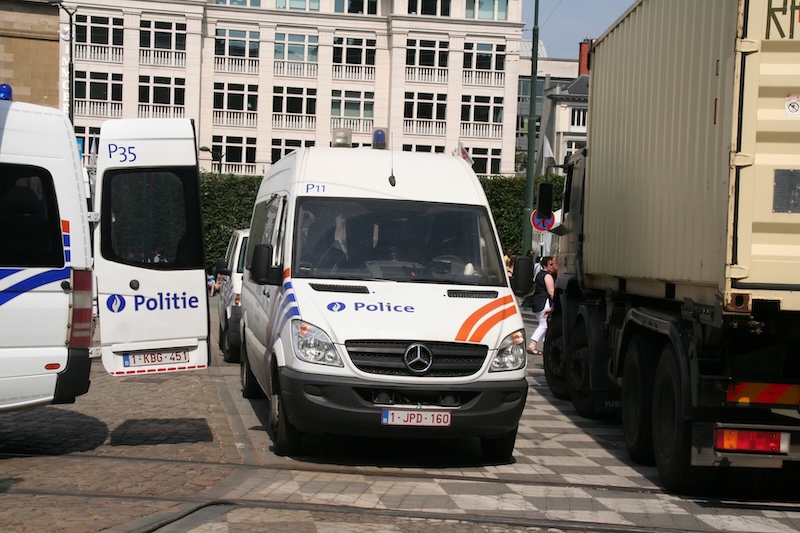 Police belge à Bruxelles
